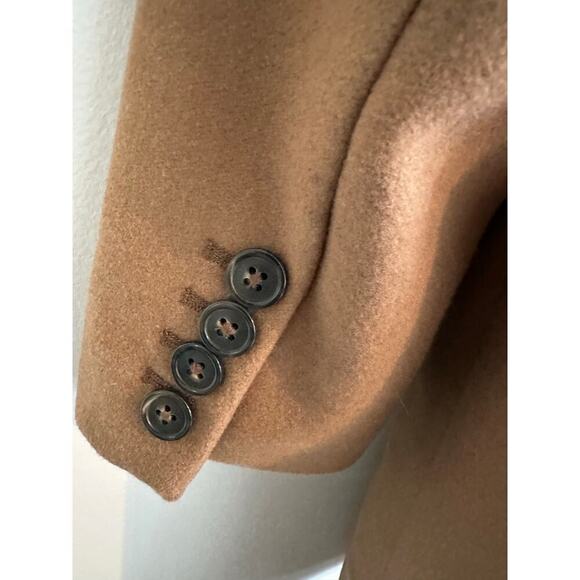 NWT Slate & Stone Men's Brown Camel Wool Blend Topcoat Size Large - Picture 9 of 13